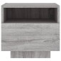 vidaXL Mesitas de noche con luces LED 2 uds gris Sonoma 40x39x37 cm vidaXL Mesitas de noche con luces LED 2 uds gris Sonoma 40x39x37 cm