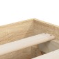 vidaXL Cama con cajones madera ingeniería roble Sonoma 200x200 cm vidaXL Cama con cajones madera ingeniería roble Sonoma 200x200 cm