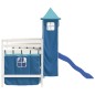 vidaXL Cama alta para niños con torre madera pino azul 80x200 cm vidaXL Cama alta para niños con torre madera pino azul 80x200 cm