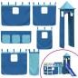 vidaXL Cama alta para niños con torre madera pino azul 80x200 cm vidaXL Cama alta para niños con torre madera pino azul 80x200 cm