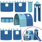 vidaXL Cama alta para niños con torre madera pino azul 90x200 cm vidaXL Cama alta para niños con torre madera pino azul 90x200 cm