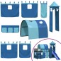 vidaXL Cama alta para niños con torre madera pino azul 90x190 cm vidaXL Cama alta para niños con torre madera pino azul 90x190 cm