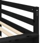 vidaXL Cama alta para niños con torre madera pino azul 90x190 cm vidaXL Cama alta para niños con torre madera pino azul 90x190 cm