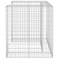 vidaXL Muro gaviones para contenedor basura galvanizado 110x100x110 cm vidaXL Muro gaviones para contenedor basura galvanizado 110x100x110 cm