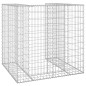 vidaXL Muro gaviones para contenedor basura galvanizado 110x100x110 cm vidaXL Muro gaviones para contenedor basura galvanizado 110x100x110 cm