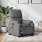 vidaXL Sillón reclinable de masaje eléctrico tela gris oscuro vidaXL Sillón reclinable de masaje eléctrico tela gris oscuro