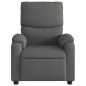 vidaXL Sillón reclinable de masaje eléctrico tela gris oscuro vidaXL Sillón reclinable de masaje eléctrico tela gris oscuro