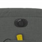 vidaXL Sillón reclinable de masaje eléctrico tela gris oscuro vidaXL Sillón reclinable de masaje eléctrico tela gris oscuro