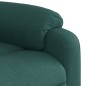 vidaXL Sillón reclinable de masaje eléctrico tela verde oscuro vidaXL Sillón reclinable de masaje eléctrico tela verde oscuro