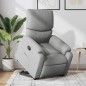 vidaXL Sillón reclinable elevable de tela gris claro vidaXL Sillón reclinable elevable de tela gris claro