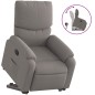 vidaXL Sillón reclinable elevable tela gris taupe vidaXL Sillón reclinable elevable tela gris taupe