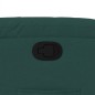 vidaXL Sillón reclinable elevable tela verde oscuro