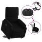 vidaXL Sillón reclinable elevable tela negro vidaXL Sillón reclinable elevable tela negro