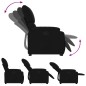 vidaXL Sillón reclinable elevable tela negro vidaXL Sillón reclinable elevable tela negro