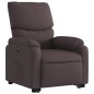 vidaXL Sillón eléctrico reclinable elevable de tela marrón oscuro vidaXL Sillón eléctrico reclinable elevable de tela marrón oscuro