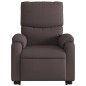 vidaXL Sillón eléctrico reclinable elevable de tela marrón oscuro vidaXL Sillón eléctrico reclinable elevable de tela marrón oscuro