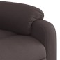vidaXL Sillón eléctrico reclinable elevable de tela marrón oscuro vidaXL Sillón eléctrico reclinable elevable de tela marrón oscuro