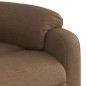 vidaXL Sillón de masaje eléctrico reclinable elevable tela marrón vidaXL Sillón de masaje eléctrico reclinable elevable tela marrón