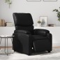 vidaXL Sillón reclinable eléctrico de cuero sintético negro vidaXL Sillón reclinable eléctrico de cuero sintético negro