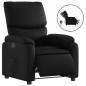 vidaXL Sillón reclinable eléctrico de cuero sintético negro vidaXL Sillón reclinable eléctrico de cuero sintético negro