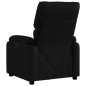 vidaXL Sillón reclinable eléctrico de cuero sintético negro vidaXL Sillón reclinable eléctrico de cuero sintético negro