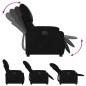 vidaXL Sillón reclinable eléctrico de cuero sintético negro vidaXL Sillón reclinable eléctrico de cuero sintético negro