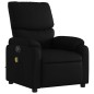 vidaXL Sillón de masaje reclinable eléctrico cuero sintético negro vidaXL Sillón de masaje reclinable eléctrico cuero sintético negro