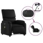 vidaXL Sillón de masaje reclinable eléctrico cuero sintético negro vidaXL Sillón de masaje reclinable eléctrico cuero sintético negro