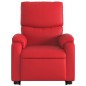 vidaXL Sillón reclinable de masaje de pie cuero artificial rojo vidaXL Sillón reclinable de masaje de pie cuero artificial rojo