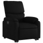 vidaXL Sillón reclinable y elevable eléctrico cuero sintético negro