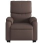vidaXL Sillón de masaje elevable eléctrico cuero sintético marrón vidaXL Sillón de masaje elevable eléctrico cuero sintético marrón