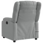 vidaXL Sillón reclinable de masaje eléctrico tela gris claro vidaXL Sillón reclinable de masaje eléctrico tela gris claro