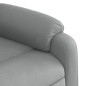 vidaXL Sillón reclinable de masaje eléctrico tela gris claro vidaXL Sillón reclinable de masaje eléctrico tela gris claro