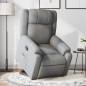 vidaXL Sillón reclinable elevable de tela gris claro vidaXL Sillón reclinable elevable de tela gris claro