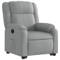 vidaXL Sillón reclinable elevable de tela gris claro vidaXL Sillón reclinable elevable de tela gris claro