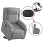 vidaXL Sillón reclinable elevable de tela gris claro vidaXL Sillón reclinable elevable de tela gris claro