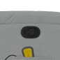 vidaXL Sillón de masaje reclinable de pie de tela gris claro vidaXL Sillón de masaje reclinable de pie de tela gris claro