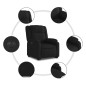 vidaXL Sillón eléctrico reclinable elevable de tela negro vidaXL Sillón eléctrico reclinable elevable de tela negro