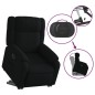 vidaXL Sillón eléctrico reclinable elevable de tela negro vidaXL Sillón eléctrico reclinable elevable de tela negro