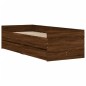 vidaXL Estructura de cama con cajones roble marrón 100x200 cm vidaXL Estructura de cama con cajones roble marrón 100x200 cm