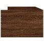 vidaXL Estructura de cama con cajones roble marrón 100x200 cm vidaXL Estructura de cama con cajones roble marrón 100x200 cm