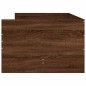 vidaXL Estructura de cama con cajones roble marrón 90x200 cm