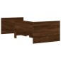 vidaXL Estructura de cama con cajones roble marrón 90x200 cm