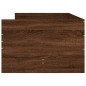 vidaXL Estructura de cama con cajones roble marrón 75x190 cm vidaXL Estructura de cama con cajones roble marrón 75x190 cm