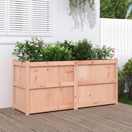 vidaXL Jardinera madera maciza de abeto Douglas 150x50x70 cm