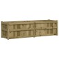 vidaXL Jardinera de madera de pino impregnada 180x50x50 cm