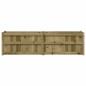 vidaXL Jardinera de madera de pino impregnada 180x50x50 cm