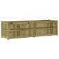 vidaXL Jardinera de madera de pino impregnada 180x50x50 cm