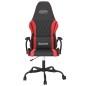 vidaXL Silla gaming de masaje cuero sintético negro y rojo vidaXL Silla gaming de masaje cuero sintético negro y rojo