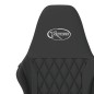 vidaXL Silla gaming con masaje cuero sintético negro vidaXL Silla gaming con masaje cuero sintético negro